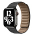 Ремешок - ApW31 Apple Watch 42/44/45/49 mm экокожа на магните (black)