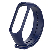 Ремешок - WB13 Xiaomi Mi Band 5/Mi Band 6 силикон на кнопке (регулируемый) (blue)