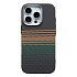 Чехол-накладка - MosBros (PC) для "Apple iPhone 16 Pro" (LF115) (black/green)