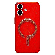Чехол-накладка - SM050 SafeMag для "Apple iPhone 17" (red)