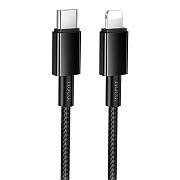 Кабель Type-C - Apple lightning Hoco X119 27W 100см 3A  (black)