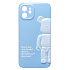 Чехол-накладка - SC332 для "Apple iPhone 12" (light blue)