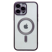 Чехол-накладка - SM027 SafeMag для "Apple iPhone 13 Pro Max" (dark violet)