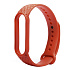 Ремешок - WB08 Xiaomi Mi Band 5/Mi Band 6 силикон на кнопке (регулируемый) (red)