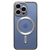 Чехол-накладка - SM027 SafeMag для "Apple iPhone 13 Pro" (silver) (232371)