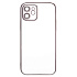Чехол-накладка - PC073 с закрытой камерой для "Apple iPhone 12" (silver) (213802)