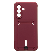 Чехол-накладка - SC304 с картхолдером для "Samsung Galaxy A26 5G" (bordo) (239381)