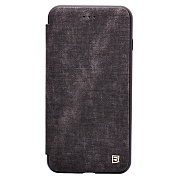 Чехол-книжка Remax Winter series для Apple iPhone 7 Plus/iPhone 8 Plus (black) откр.вбок