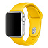 Ремешок - ApW Sport Band Apple Watch 42/44/45/49 mm силикон на кнопке (S) (yellow)