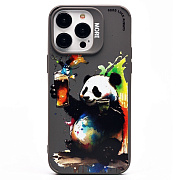 Чехол-накладка - SC335 для "Apple iPhone 14 Pro Max"  (панда) (grey) (227040)