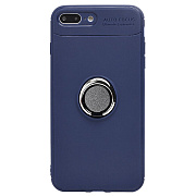 Чехол-накладка - SC131 для "Apple iPhone 7 Plus/iPhone 8 Plus" + кольцо-держатель (blue)