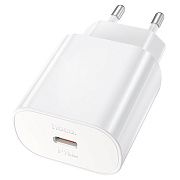 Адаптер Сетевой Hoco N22 Jetta PD Type-C 25W (white)