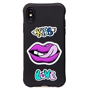 Чехол-накладка - SC210 для "Apple iPhone X/iPhone XS" (005) (black)