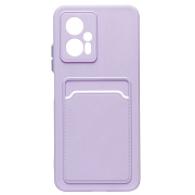 Чехол-накладка - SC315 с картхолдером для "Xiaomi Poco X4 GT/Redmi Note 11T Pro" (light violet) (214428)