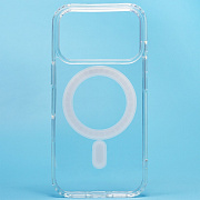 Чехол-накладка - SM006 SafeMag для "Apple iPhone 17 Pro" (прозрачный) (240904)