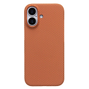 Чехол-накладка - SM028(2) SafeMag Carbon для "Apple iPhone 17 " (orange)