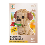 Конструктор - "Dog series" собака (8) (beige)