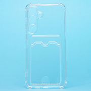 Чехол-накладка - SC276 с картхолдером для "Samsung Galaxy S25+" (transparent) (239029)