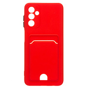 Чехол-накладка - SC315 с картхолдером для "Samsung SM-A047 Galaxy A04s" (red)