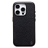 Чехол-накладка Cellis SM030 SafeMag для "Apple iPhone 15 Pro" Натуральная кожа зернистая (black) (237469)