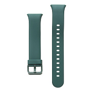 Ремешок - WB13 Xiaomi Mi Band 7 Pro силикон на кнопке (регулируемый) (dark green)
