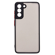 Чехол-накладка - PC041 для "Samsung SM-G990 Galaxy S21FE" (black/black)