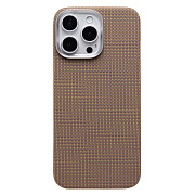 Чехол-накладка Cellis SM009 POSH KEVLAR SafeMag для "Apple iPhone 16 Pro Max" (canyon) (241592)