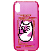 Чехол-накладка - PC046 для "Apple iPhone X/iPhone XS" 02 (red)