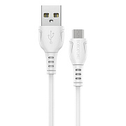 Кабель USB - micro USB Borofone BX51 12W 100см 2,4A  (white)