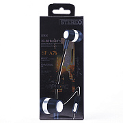 Проводные наушники с микрофоном - A76 Jack 3,5  (black)