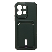 Чехол-накладка - SC304 с картхолдером для "Xiaomi Redmi 17 4G" (dark green) (246605)
