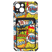 Чехол-накладка - SC284 с картхолдером для "Apple iPhone 13" (004) (multicolor)