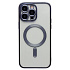 Чехол-накладка - SM027 SafeMag для "Apple iPhone 14 Pro Max" (blue titanium) (232352)