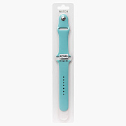 Ремешок - ApW Sport Band Apple Watch 42/44/45/49 mm силикон на кнопке (S) (mint)