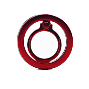 Держатель кольцо (Ring) Popsockets SafeMag металлическое (red)