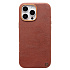 Чехол-накладка Cellis SM031 SafeMag для "Apple iPhone 16 Pro Max" Натуральная кожа (brown) (237507)