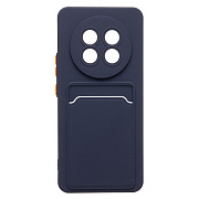 Чехол-накладка - SC337 с картхолдером для "Realme 13 Pro 5G Global" (dark blue) (237013)