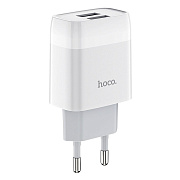 Адаптер Сетевой Hoco C73A 2USB 2,4A/10W (white)