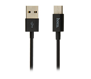 Кабель USB - micro USB Hoco X23 Skilled  100см 2,1A  (black)