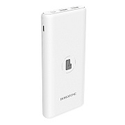 Внешний аккумулятор беспроводной Borofone BT31 10 000mAh Micro USB/USB Type-C/USB2 (white)