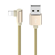 Кабель USB - Apple lightning Borofone BX26 Express  100см 2,4A  (gold)