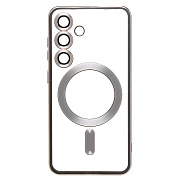 Чехол-накладка - SM027 SafeMag для "Samsung Galaxy S24" (silver) (232406)