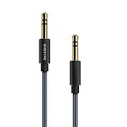 Кабель AUX (папа-папа) Borofone BL3  100см   (gray)