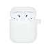 Чехол - SCP09 для кейса "Apple AirPods/AirPods 2" силиконовый люминесцентный (white)