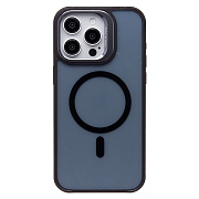 Чехол-накладка - SM026 SafeMag для "Apple iPhone 15 Pro Max" (black) (232150)