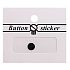 Наклейка Touch стикер-кнопка для Apple iPhone 5 (black/silver) (black/silver)