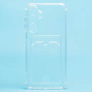 Чехол-накладка - SC276 с картхолдером для "Samsung Galaxy A16 5G" (transparent) (237559)