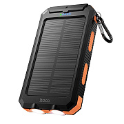 Внешний аккумулятор Hoco J164 Platinum solar 8000mAh Type-C/USB*2 (black)