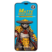 Защитное стекло Full Screen Matte для "Apple iPhone 11/iPhone XR" (тех.уп) (black)