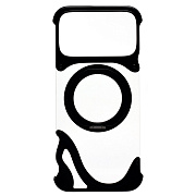 Чехол-накладка - SMZ07 Glassy SafeMag для "Apple iPhone 17 Pro Max" (black)